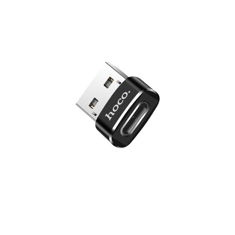 Hoco Adapter USB-A to Type-C «UA6» charging data transfer convertor Hoco Adapter USB-A to Type-C «UA6» charging data transfer convertor